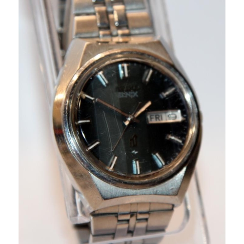 353 - Vintage Seiko Elnix 28,800 bpm quartz gents watch with faceted crystal, model ref:0703-7080. Serial ... 