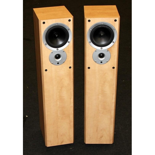 298 - A pair of Kef Cresta 30 10-100W floor standing speakers, 86cms tall.