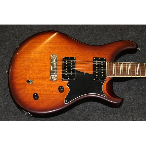 306 - Quality PRS SE Santana tobacco sunburst electric guitar. Break at top of neck so being offered for s... 