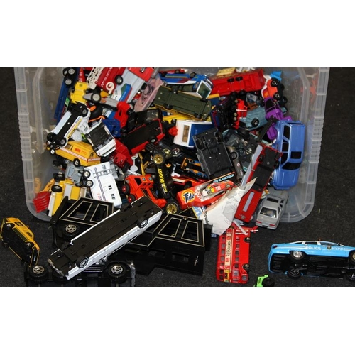 314 - Large collection of die-cast and other model vehicles in two crates