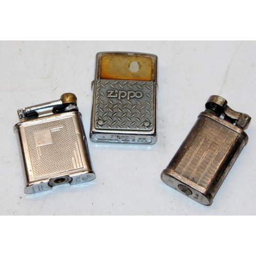 383 - A quantity of collectibles including Zippo lighters