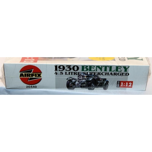 390 - Airfix large 1:12 scale unopened kit: 1930 Bentley 4.5 Litre Supercharged Sportscar model ref:20440.... 