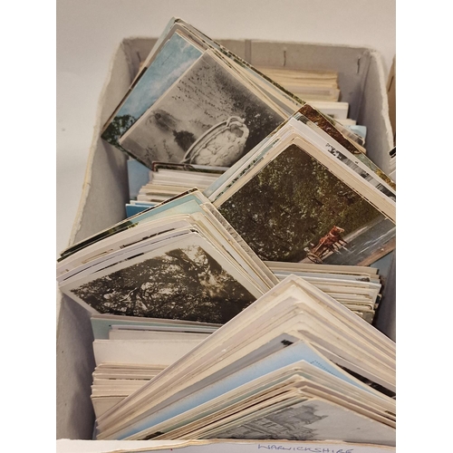 204 - Three boxes of GB topographical postcards. Approx 2400 in all. Northern England and Scotland.