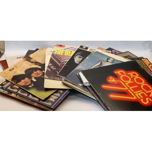 74 - A collection of vinyl LP's to include several Beatles albums, rock, pop etc