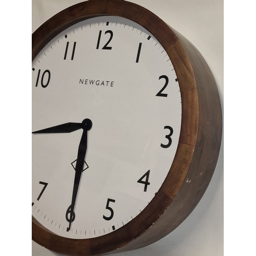 171 - Newgate contemporary large quartz wall clock 60cm diameter.