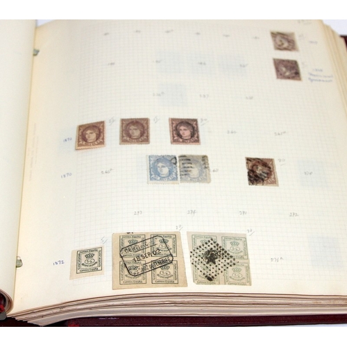 201 - Stamps: Three very good albums of mounted stamps featuring GB, Spain and USA. GB examples from 1840 ... 