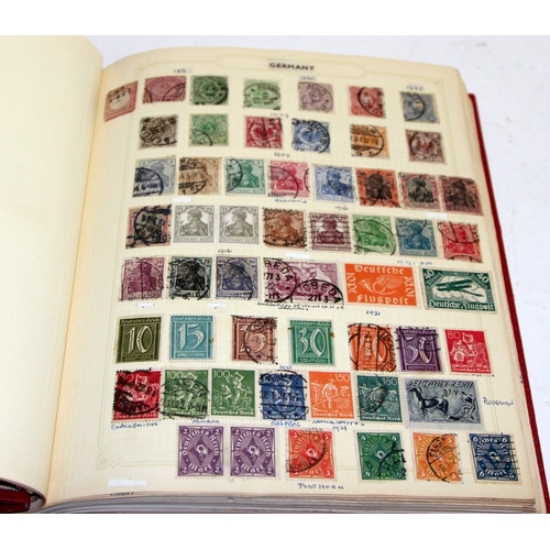 202 - Stamps: Three very good albums of mounted world stamps sorted alphabetically from Abu Dhabi through ... 