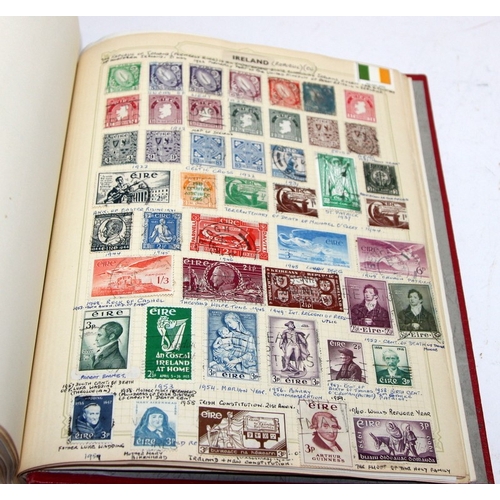 202 - Stamps: Three very good albums of mounted world stamps sorted alphabetically from Abu Dhabi through ... 