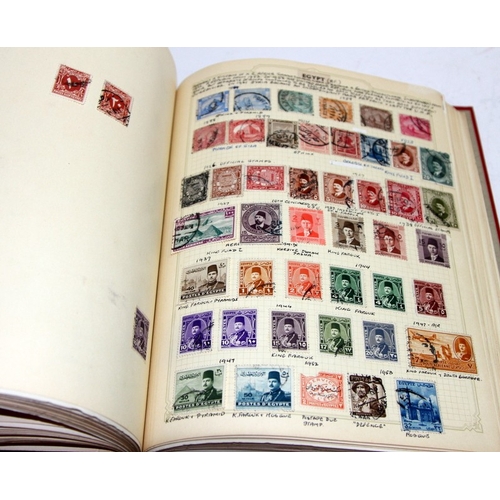 202 - Stamps: Three very good albums of mounted world stamps sorted alphabetically from Abu Dhabi through ... 