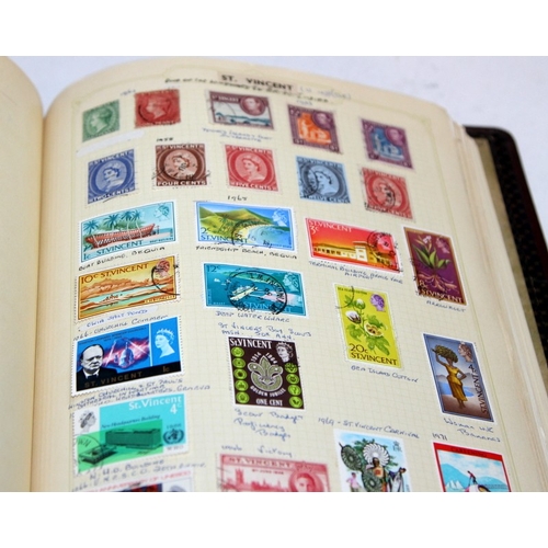 203 - Stamps: Four very good albums of mounted world stamps sorted alphabetically from Italy to Zululand. ... 