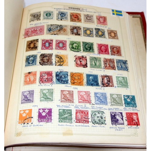 203 - Stamps: Four very good albums of mounted world stamps sorted alphabetically from Italy to Zululand. ... 