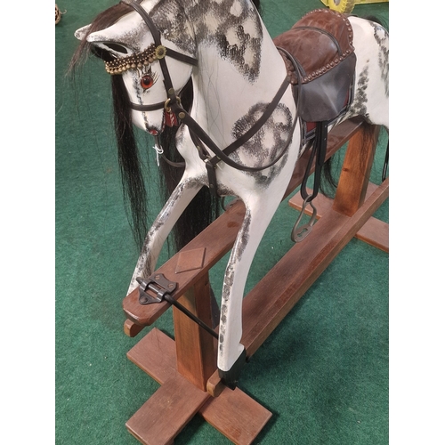 197 - Large vintage rocking horse.