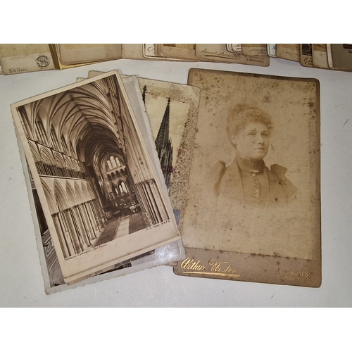 127 - Collection of antique Victorian cabinet cards. good lot to sort through.