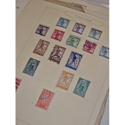 204 - A good collection of various worldwide stamps loose and in stock books. Good lot to sort through.