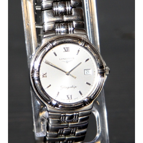 59 - Longines Flagship gents quartz dress watch ref:L5.651.4. Working at time of listing (ref:Mitch)