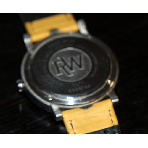 227 - Raymond Weil Parsifal gents quartz watch ref:6130 on a rally style leather strap. Working at time of... 