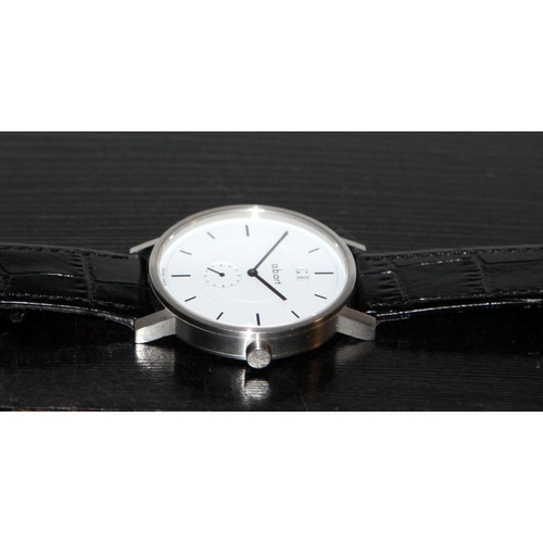 207 - A B Art series 0 gents Swiss quartz dress quartz watch. Working at time of listing