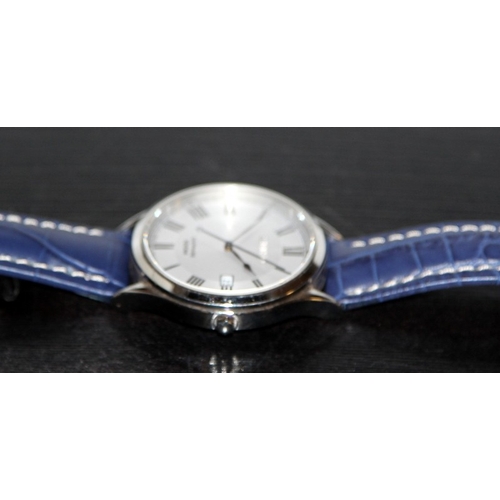 266 - Seiko Sapphire gents quartz dress watch ref:7N42-0FW0. Working at time of listing.