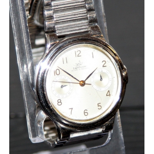 267 - Vintage Lighthouse by Citizen ladies quartz day/date watch ref:4320-432461. Working at time of listi... 