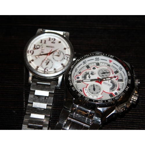 269 - Collection of gents quartz fashion watches, all running at time of listing