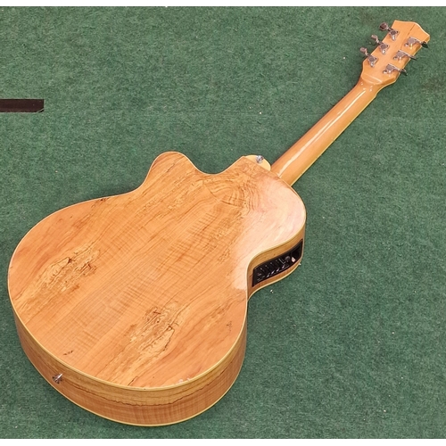 237 - Chord N4SM electro acoustic maple guitar.