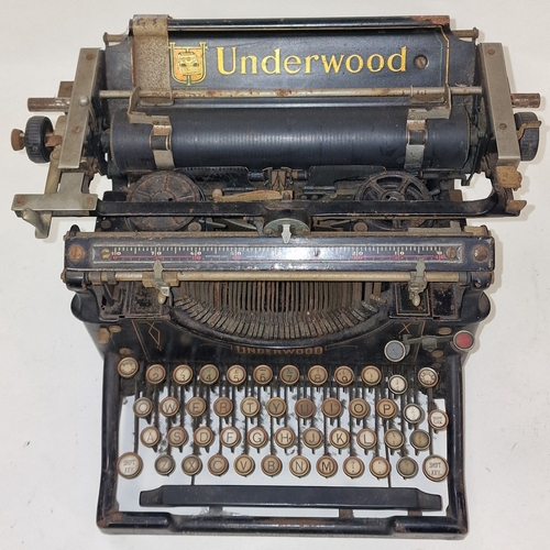 242 - Vintage USA Underwood No. 5 standard typewriter.