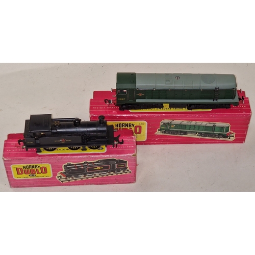 16 - Hornby Dublo OO Gauge 2217 0-6-2 B.R. Tank Locomotive together with 2230 Diesel-Electric Locomotive.... 