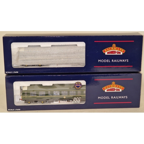 27 - Palitoy Mainline Railways OO gauge 3205 GWR locomotive and tender boxed together with Bachmann three... 