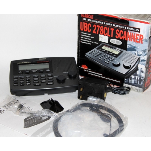 67 - Bearcat UBC 278CLT Scanner (boxed) c/w vintage Sony LCF-32 four band radio