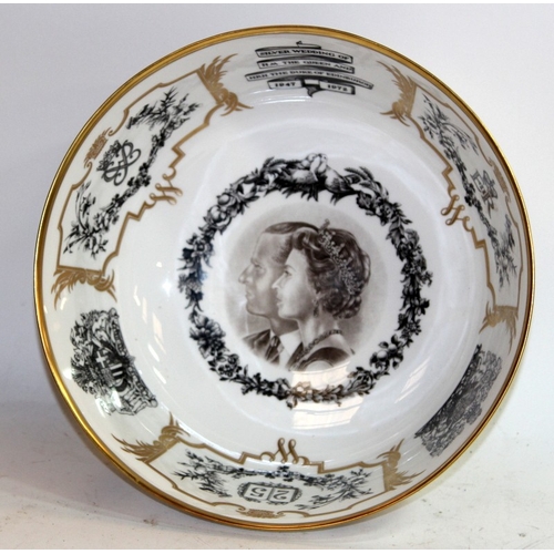 84 - Royal Worcester Limited Edition 'The Silver Wedding Bowl', 22/500. Boxed with wooden stand and frame... 