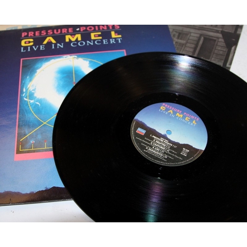 289 - Prog Rock: A collection of vintage vinyl LP's by English Prog Rock band Camel, includes Mirage, Stat... 