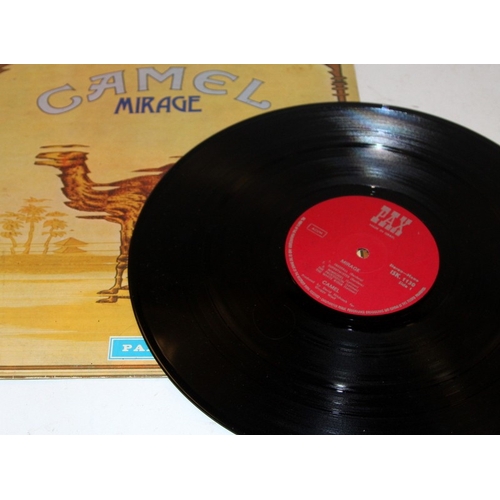 289 - Prog Rock: A collection of vintage vinyl LP's by English Prog Rock band Camel, includes Mirage, Stat... 