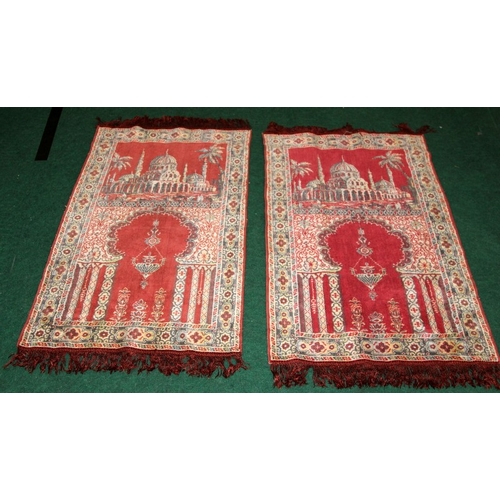 293 - A collection of vintage Middle-Eastern rugs. Purchased in Syria in the 1950's. 6 in lot including tw... 