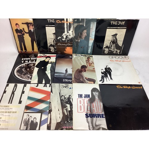 366 - CASE OF 7” PAUL WELLER RELATED 7” SINGLES. Records here from - The Jam - Style Council and Paul Well... 