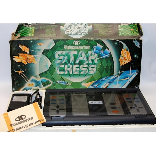 108 - Vintage Computing: Videomaster Star Chess game in excellent cosmetic condition and in original (tatt... 