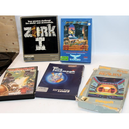 110 - Vintage Computing. A small collection of vintage roleplay fantasy games for the Atari home computer,... 