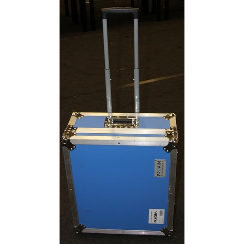 231 - Top quality Proaim Cinema series protective aluminium/poly travel case suitcase on wheels, fitted fo... 