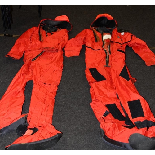 232 - 2 x military grade Beaufort Coverall RAF passenger immersion suits MkI