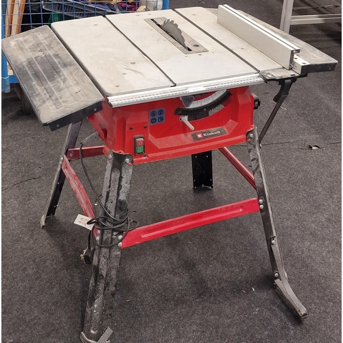 236 - An Einhell electric table saw on stand.