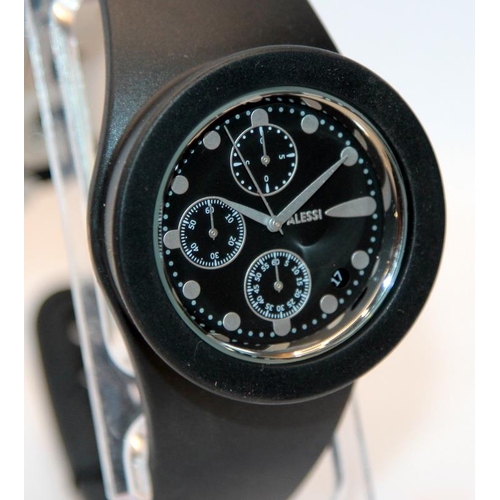 121 - Alessi designer gents chronograph, designed by Stefano Pirovano. Model ref:AL1010. Brand new and box... 