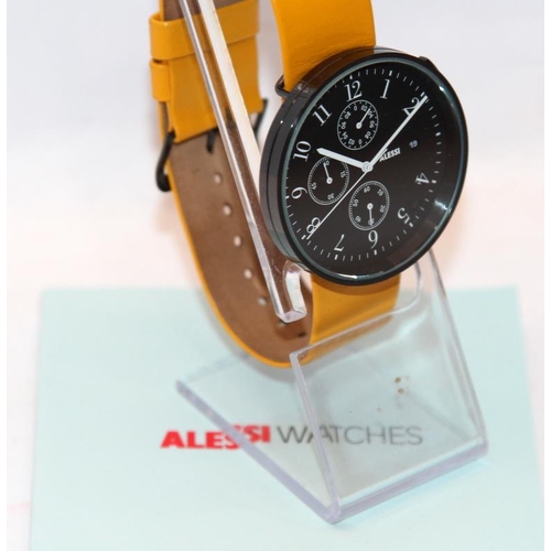 71 - Alessi designer gents 'Record' chronograph, model ref:AL6400. Brand new and boxed, requires new batt... 