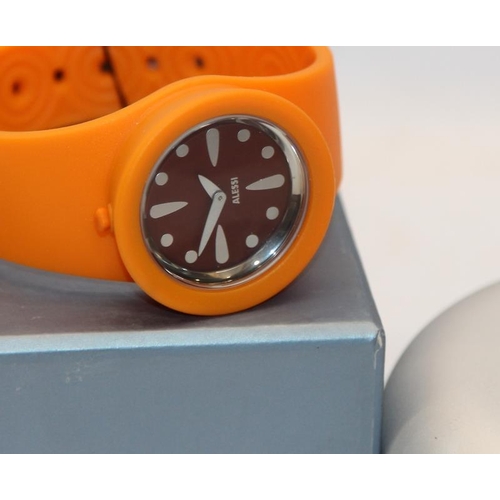 91 - Alessi designer unisex watch, designed by Stefano Pirovano. Model ref:AL1001. Brand new and boxed, r... 