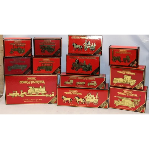 149 - Matchbox Models of Yesteryear special edition die-cast model vehicles. 12 in lot, All boxed