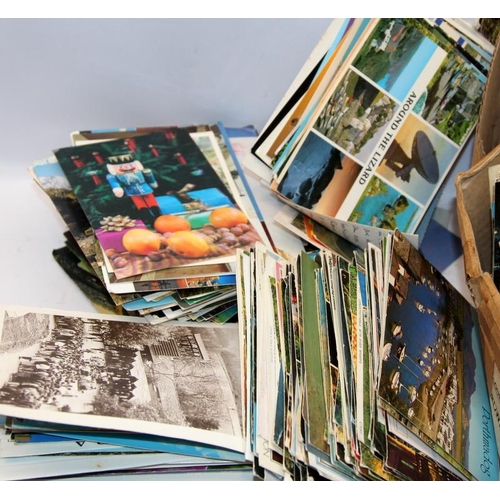 205 - Very large collection of postcards, most genres represented; satirical, cartoon, real photograph and... 