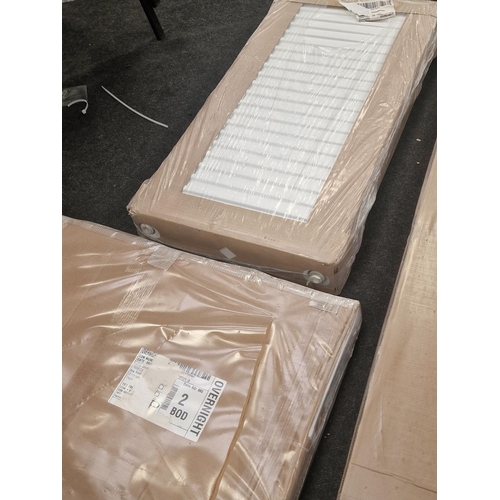 259 - A collection of brand new sealed radiators. Various sizes. Eight in total.