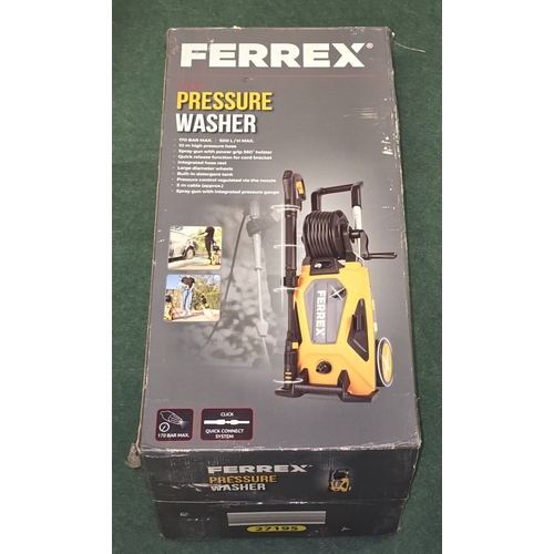 159 - Ferrex 2.4KW Pressure Washer boxed appears new (REF E108).