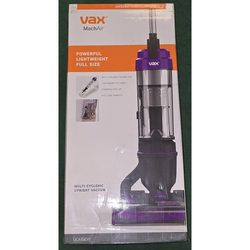 166 - Vax MachAir Multi-Cyclonic Upright Vacuum Cleaner boxed appears new (REF E114).