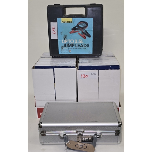 167 - 2 x boxes of Blackstone's Police Investigator Books together with a metal flight case and a set of H... 