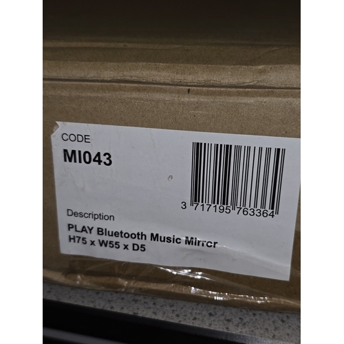 169 - A light up mirror together with a Bluetooth mirror (REF E21, E23).