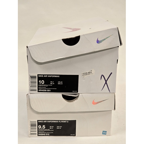 147 - 2 x Pairs boxed Nike Air Vapormax Trainers. Sold in a pre-owned used condition. Boxes may not match ... 